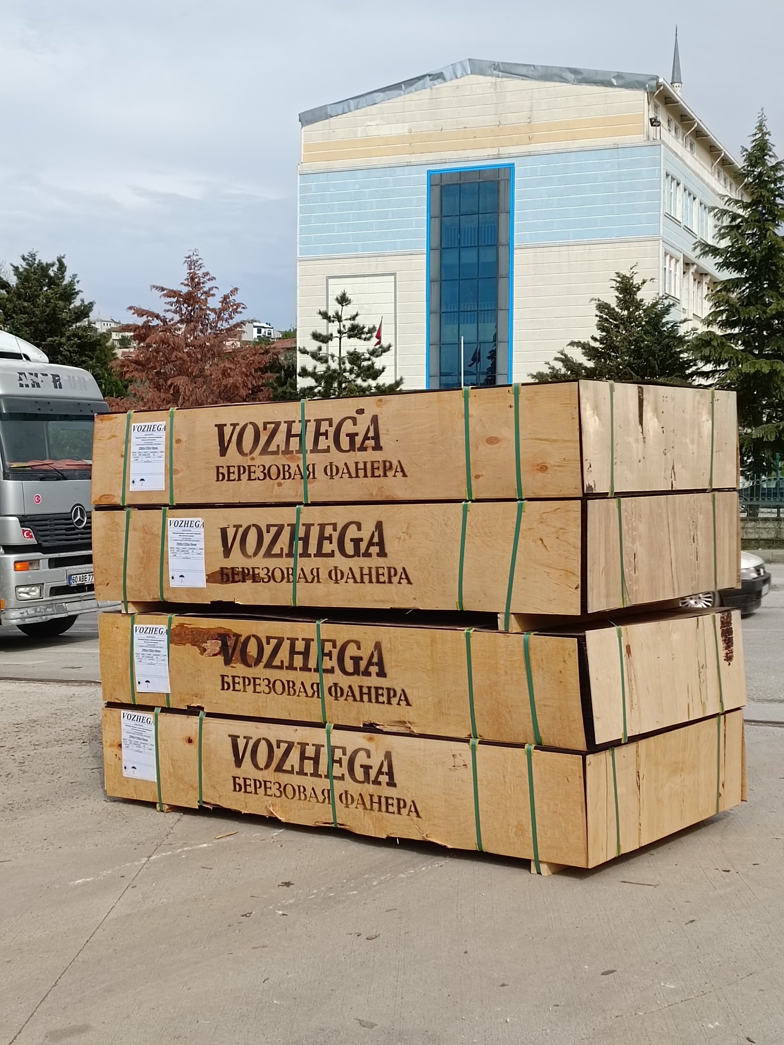 Ahşap üretim tesisi genel görünüm